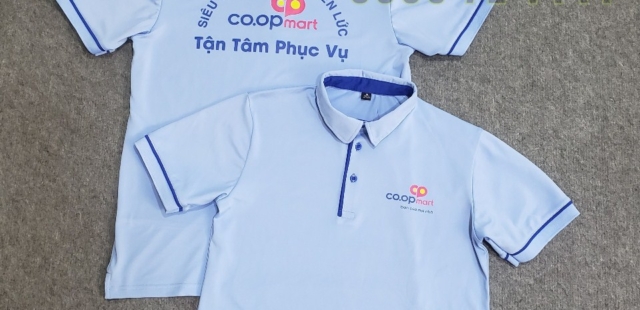 Áo Thun Đồng Phục Nhân Viên Siêu Thị Coopmart